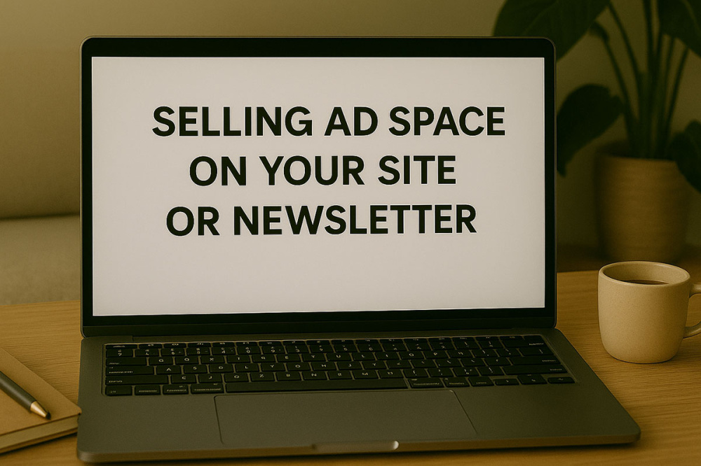Selling ad space on your site or newsletter
